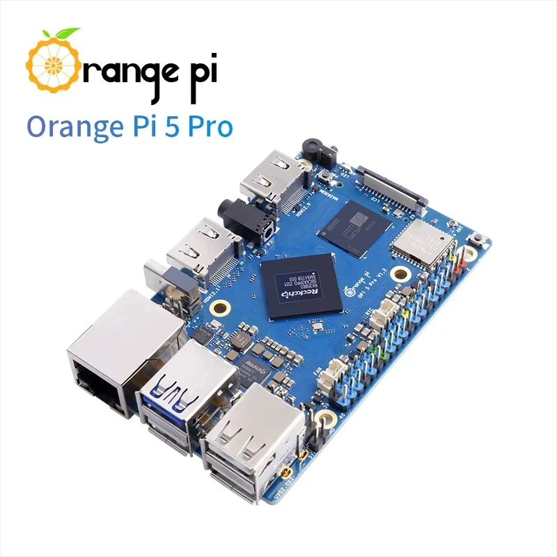 Imagem -03 - Processador Orange Pi5 Pro Rk3588s 8gb 4gb de Ram 8-core 64-bit Lpddr5 Gigabit Ethernet Wifi Bt5.0 Ble Sbc Board e Kit