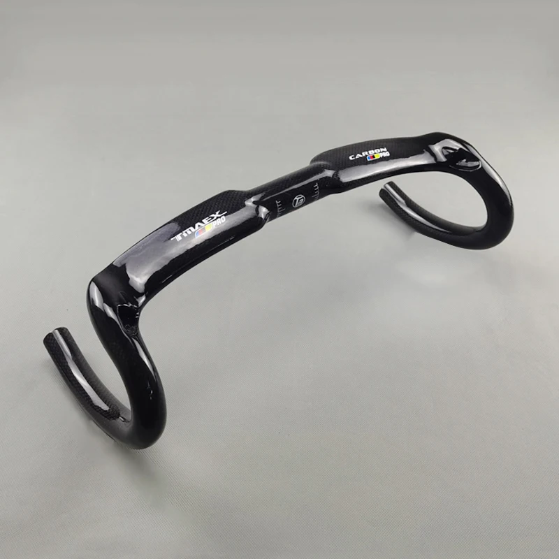 Full Carbon Fiber Road Bike Handlebar, Wind Resistance, Bicycle Wheel, Inner Cable X 31.8mm, 400mm, 420mm, 440mm