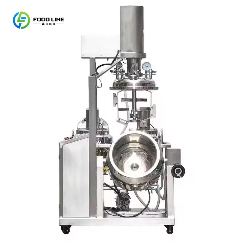 Custom 50L High Shear Emulsification Tank,High Efficiency for Beauty Products Cream Ointment Toothpaste Lotion Shampoo