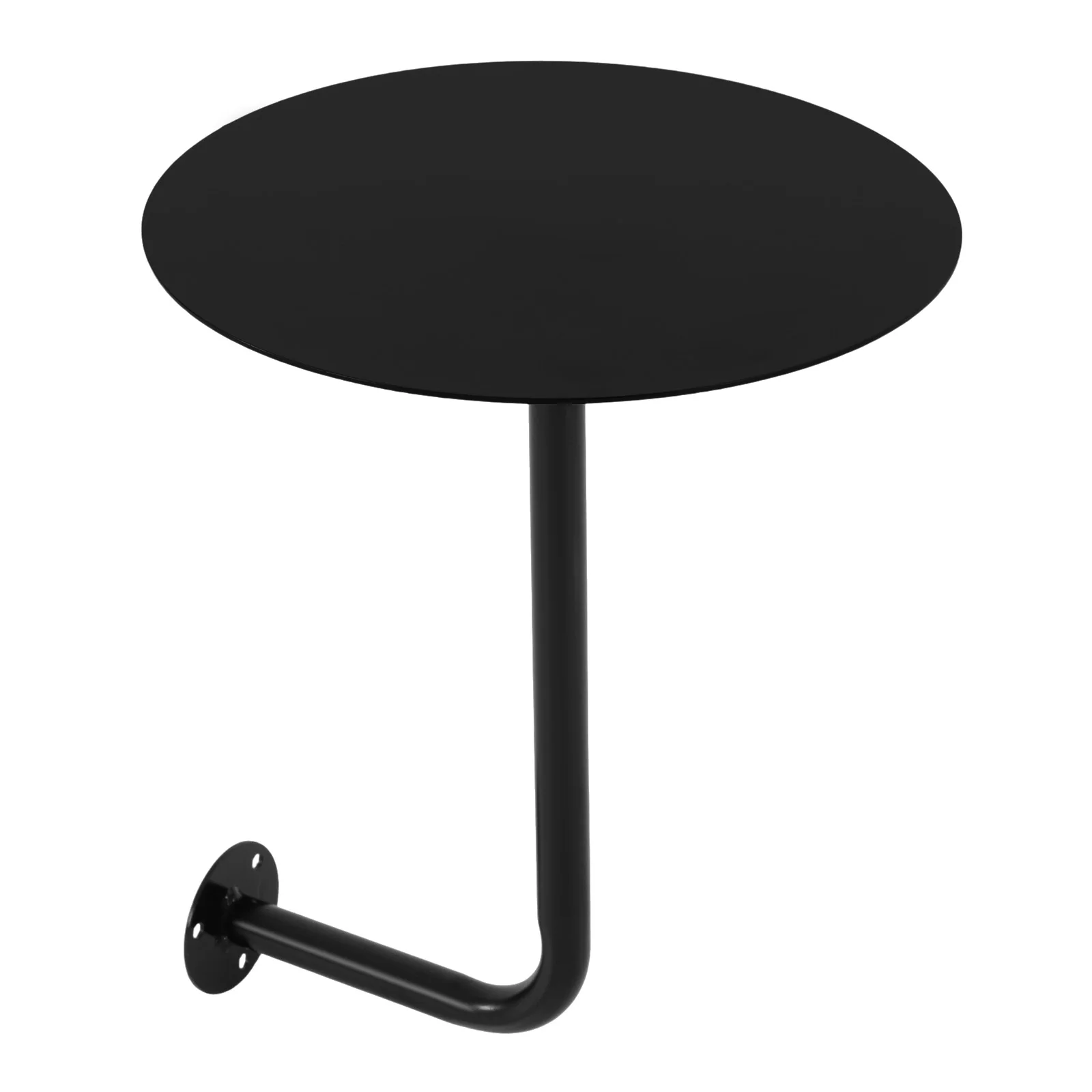 Simplistic Wall-Mounted Round Table for Tea Shops & Cafes: Two Sizes Available, Perfect for Commercial Spaces and Small Settings