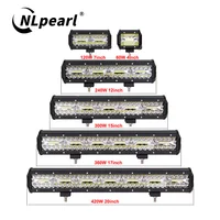NLpearl-barra de luz LED de trabajo, 12V, 24V, punto todoterreno, Combo de inundación, barra de luz LED de trabajo para ATV, UTV, Jeep, Lada, Niva, 4x4, camión, barco, SUV