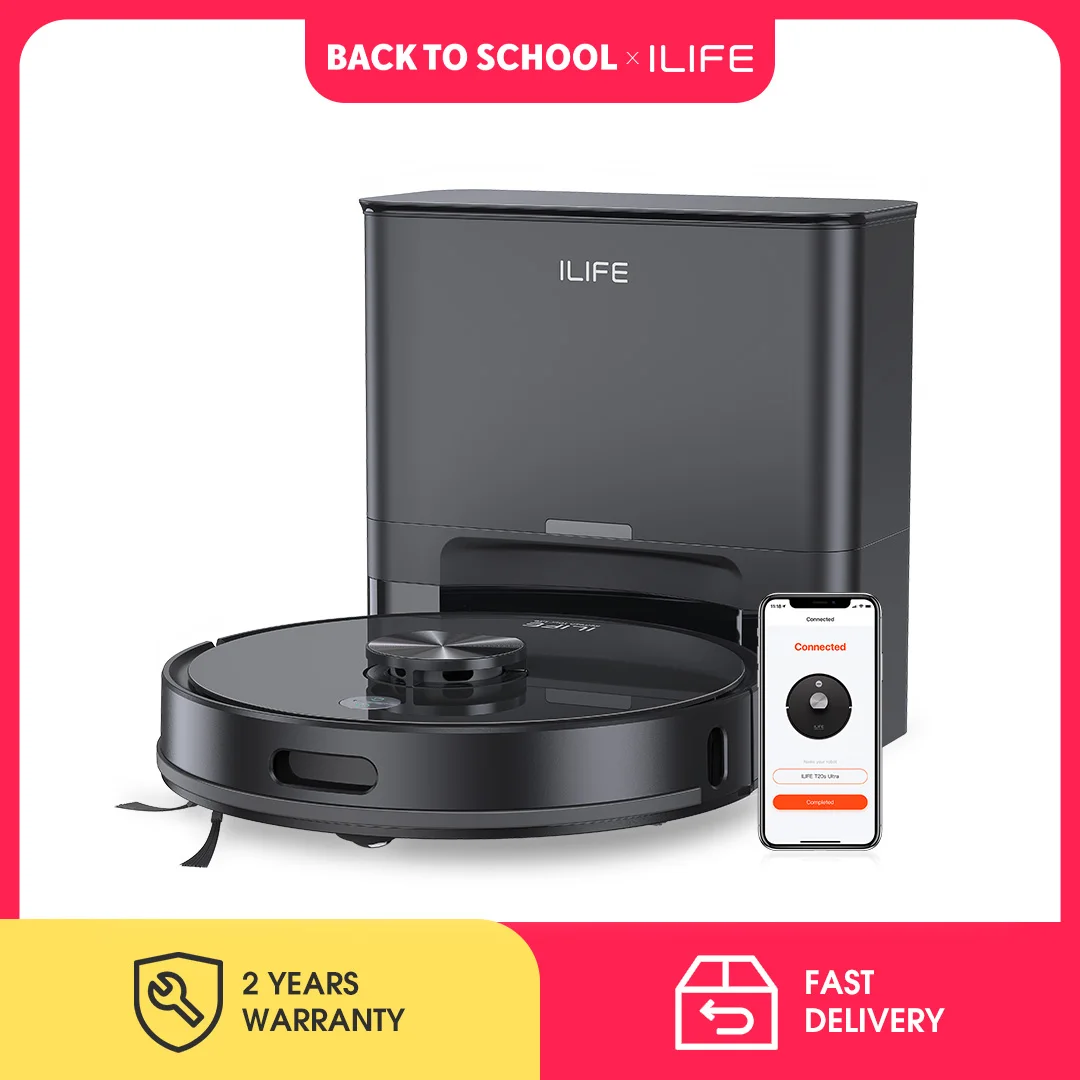 Aspiradora Robótica ILIFE T20s Ultra con Estación de Autovaciado, Succión de 10…