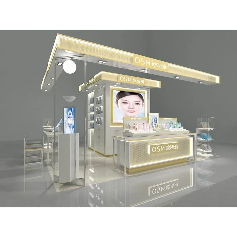 custom.Customized Shopping Mall Cosmetics Kiosk showcase Shop Fittings and Display