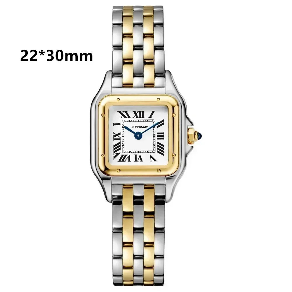 WATCH1 Store ساعة مزدوجة ماسية عالية الجودة ذات وظيفة كاملة للتوقيت العالمي من الفولاذ المقاوم للصدأ