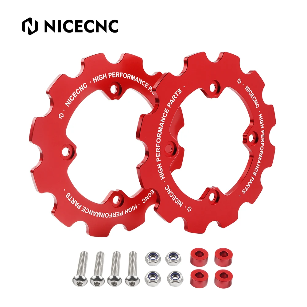 

NICECNC For Yamaha Raptor 700 06-22 Raptor 700R YFM700R 12-22 Dual Sprocket Guard Protector Cover ATV UTV Accessories Aluminum