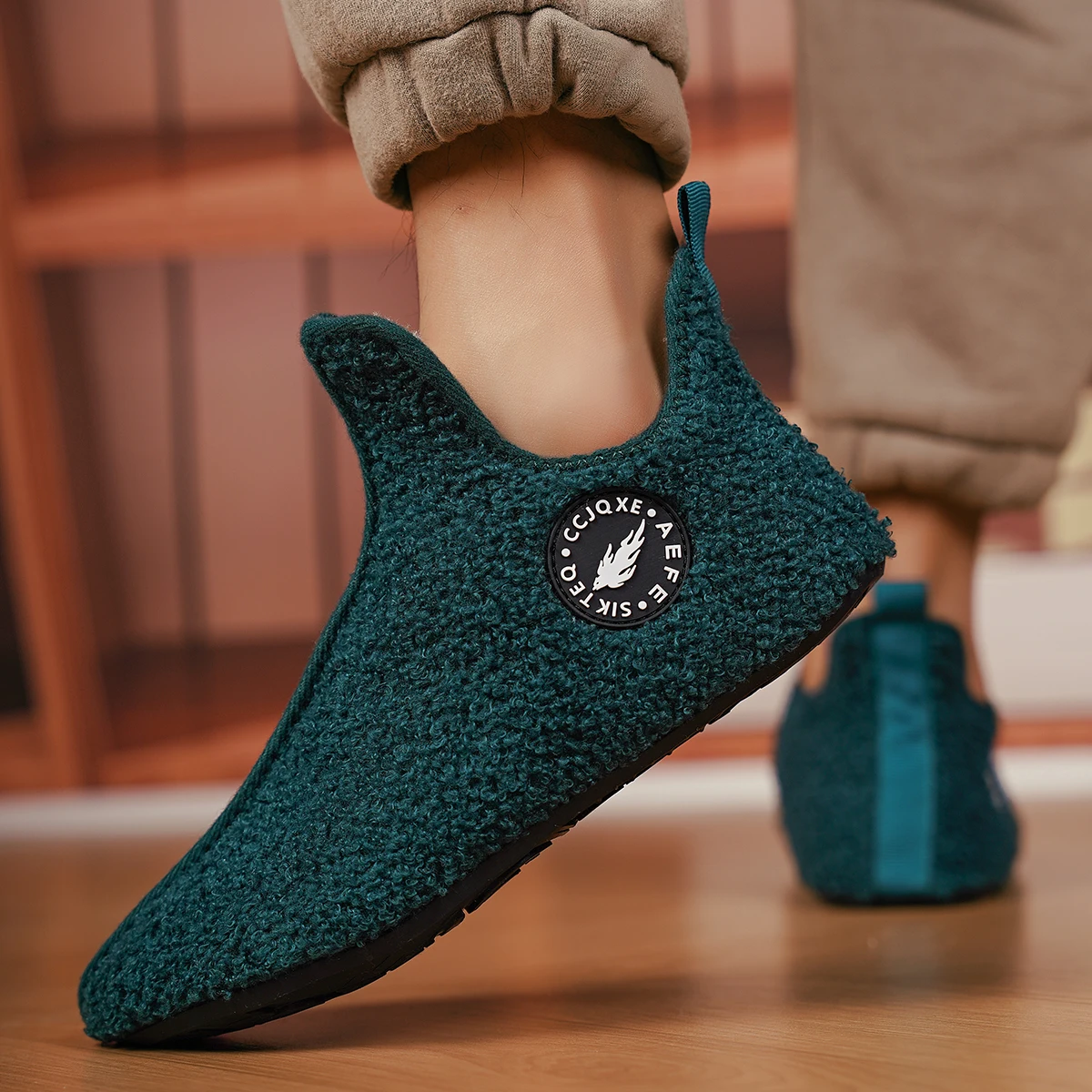 Men's Indoor Casual Shoes for Lazy People, Suitable for Indoor Wear. Winter Lazy Shoes, Winter Cotton Shoes