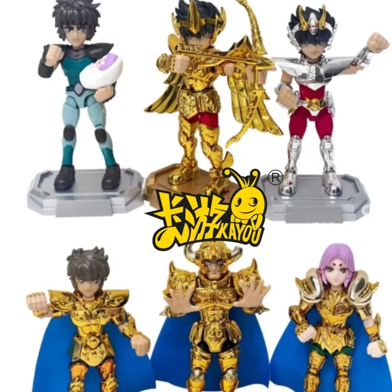 

Фигурка KAYOU Saint Seiya Blockman Vol.1 Sagittarius Pegasus Athena Blind Box - новая оригинальная коллекционная детская игрушка