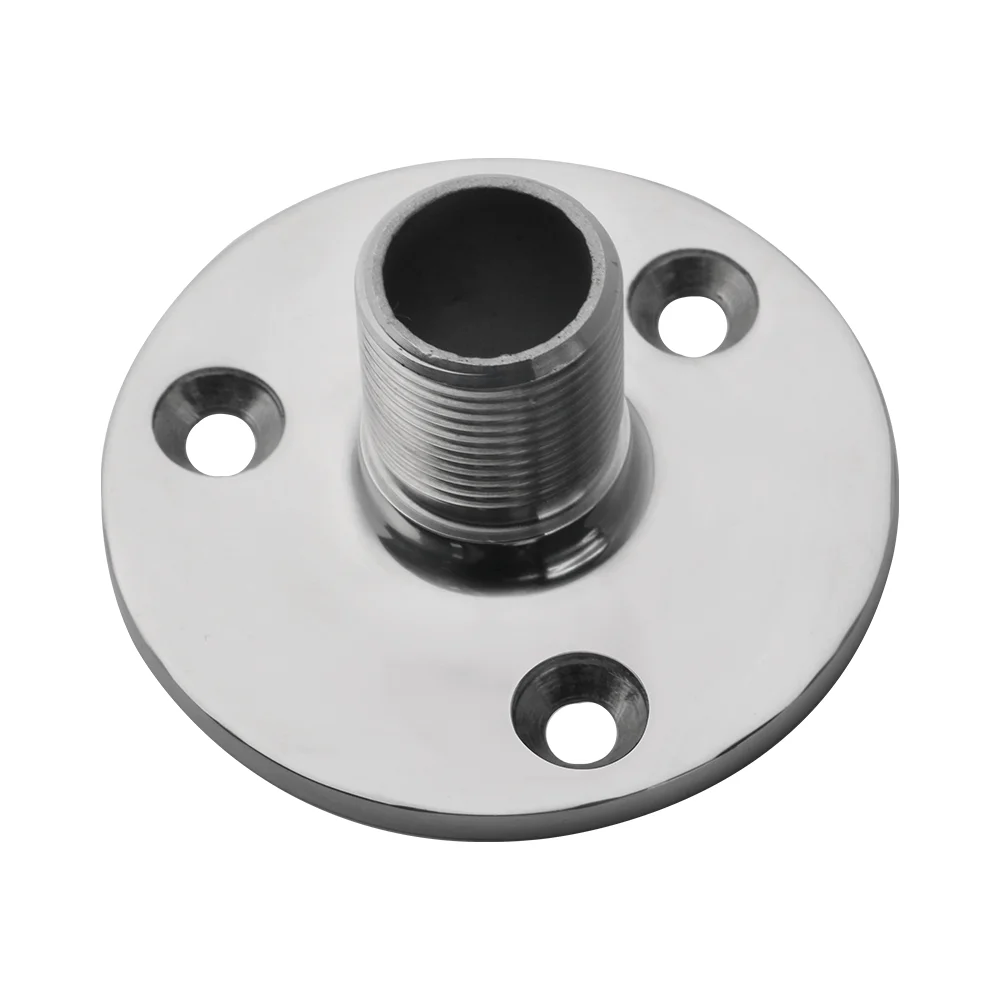 Marine Antenna Base Mount 316 Stainless Steel Male Thread Antenna Base Boat Accessories Antenna Can Be Directly Installed