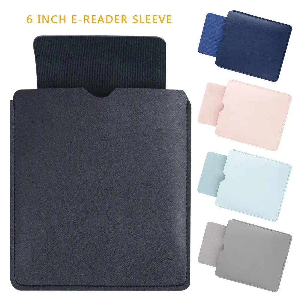 Insert Pouch 6 Inch E-Reader Sleeve Waterproof Shockproof Paperwhite Storage Bag for Kindle 11th/Kobo Clara Colour BW