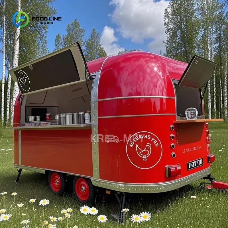 Cina Fabbrica produceFood Hamburger Patatine fritte Crepe Bubble Tea Gelato Caffè Food Truck