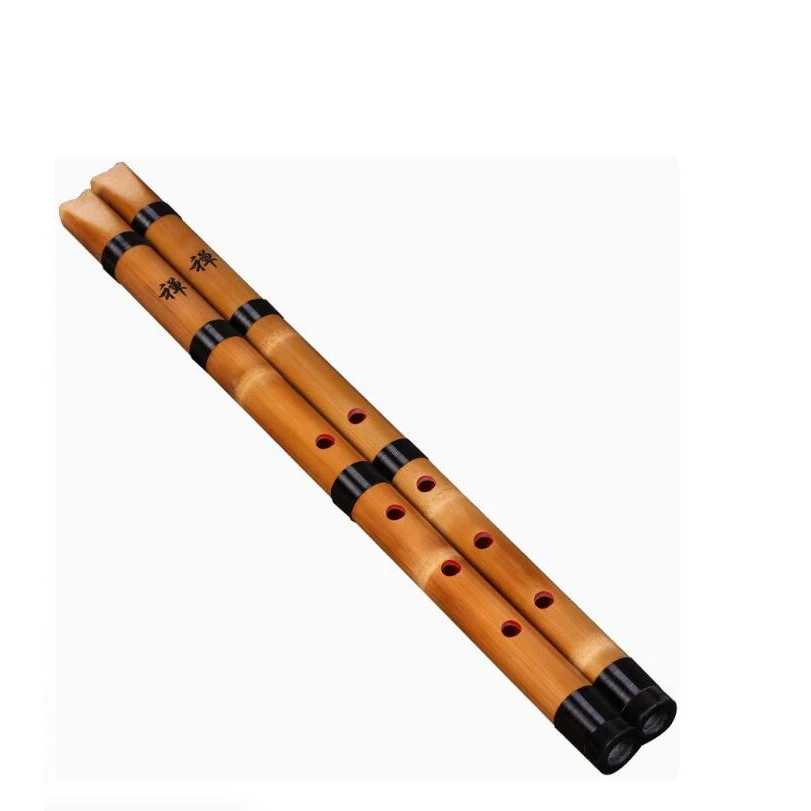 58cm Japanese Shakuhachi 5 Holes White Bamboo Flute Chi Ba Clarinet Musical Instrument For Beginner