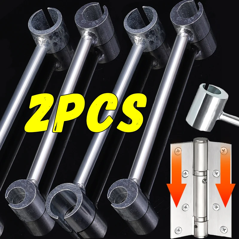 

1-2pcs Professional Hinge Gap Double-Head Furniture Hinge Repair Hand Tool Portable Labor-Saving Door Window Hinge Tuning Wrench