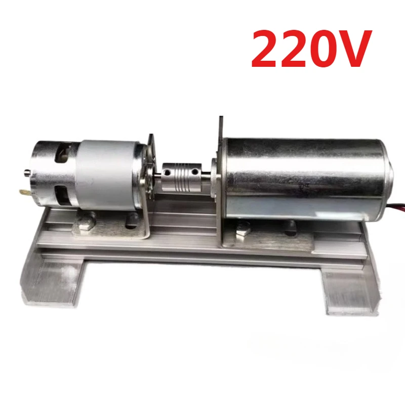 1Set 220V Double Bearing Silent Inner Rotor High Voltage Motor Permanent Magnet Brushless DC 775 Motor Brushless Generator