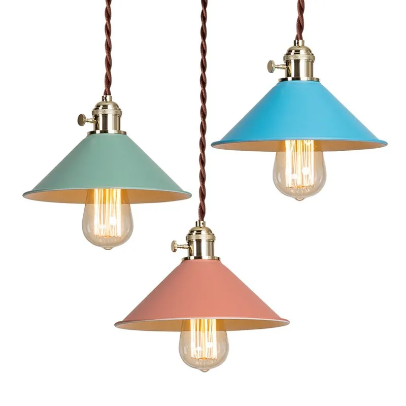 6 color modern chandelier Nordic led lights Christmas decoration home lighting living room lampshade with lampshade