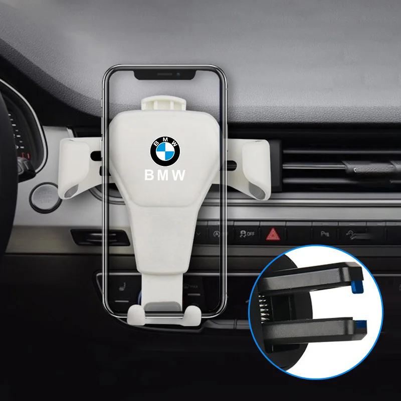

Car Logo Phone Holder Air Vent Clip Cell Phone Stand Support For BMW X1 X2 X3 X5 X4 X6 X7 G30 G20 G32 11 G12 F40 F30 F20 F10 F34