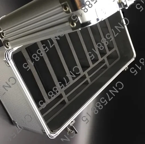 Storage box with lock and key protection box, 3.5-inch aluminum hard disk protection box, storage box 8/10//20 pieces