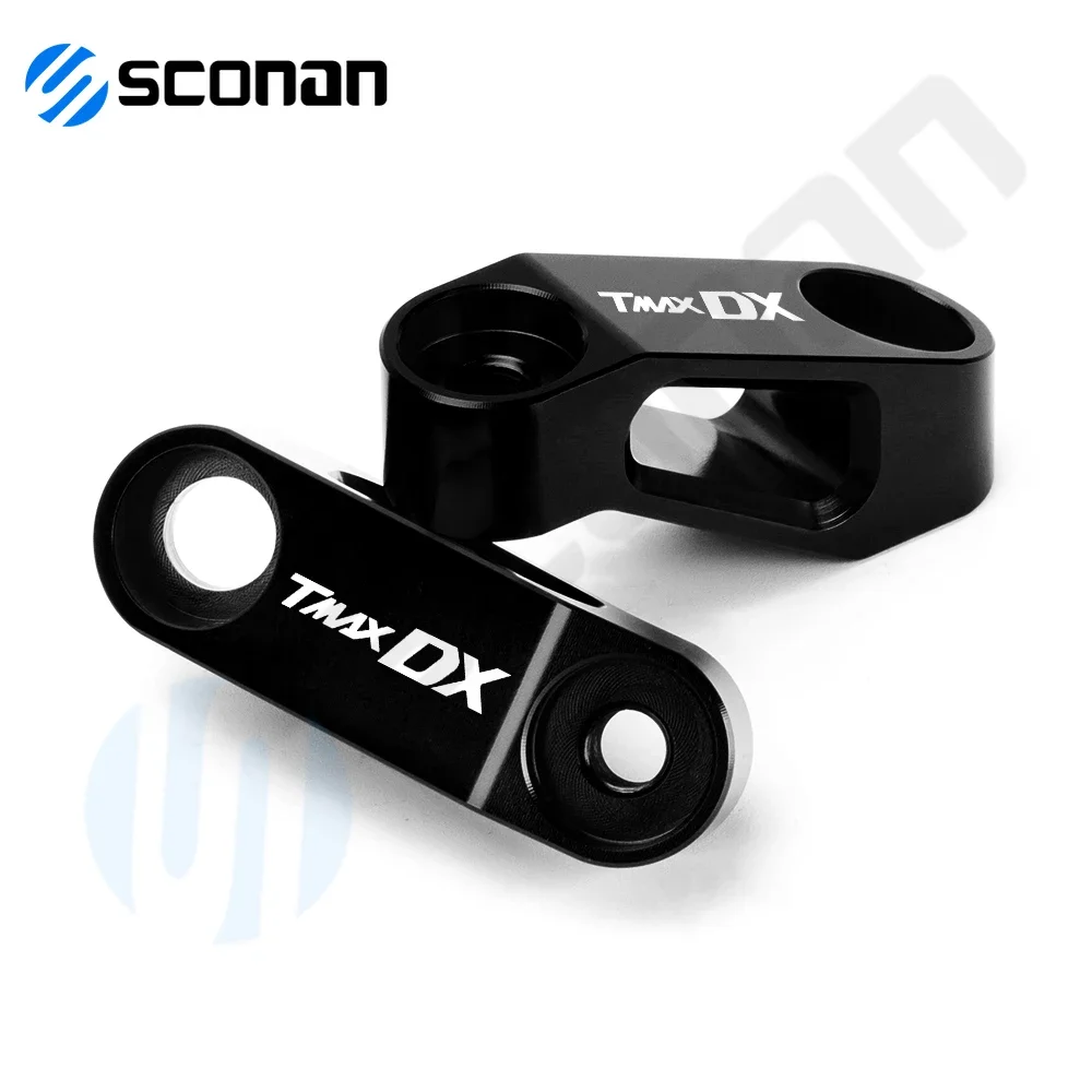 

For YAMAHA TMAX DX TMAX SX TMAX DX SX Motorcycle Accessories Rearview Mirrors Extension Riser Extend Adapter Base Bracket