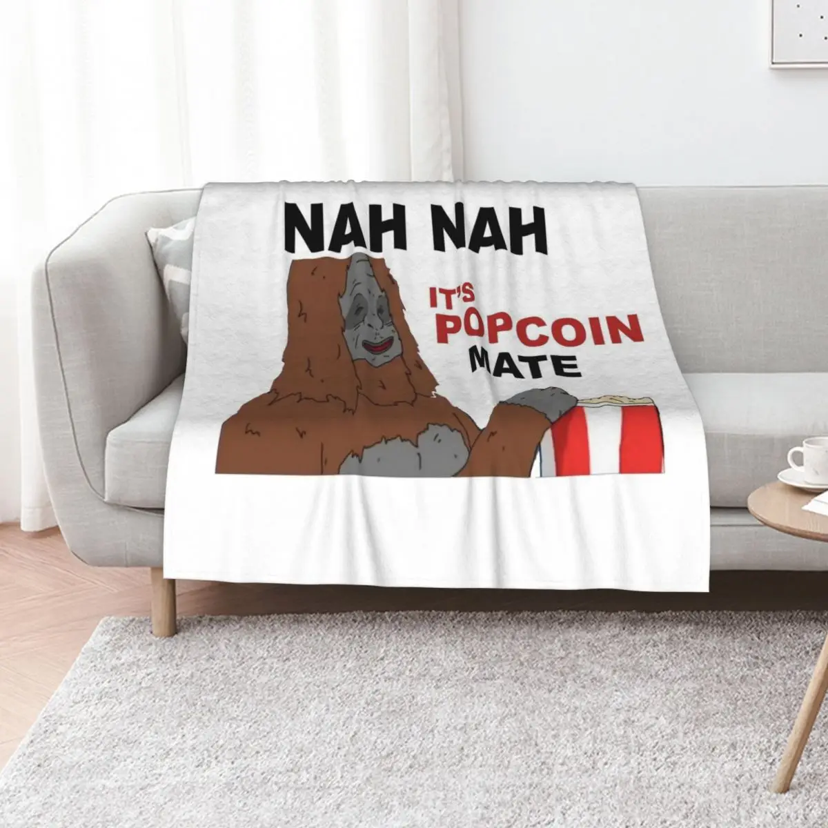 Sassy POPCOIN Throw Blanket Soft Beds Summer Sofa funny gift Single warm winter Blankets