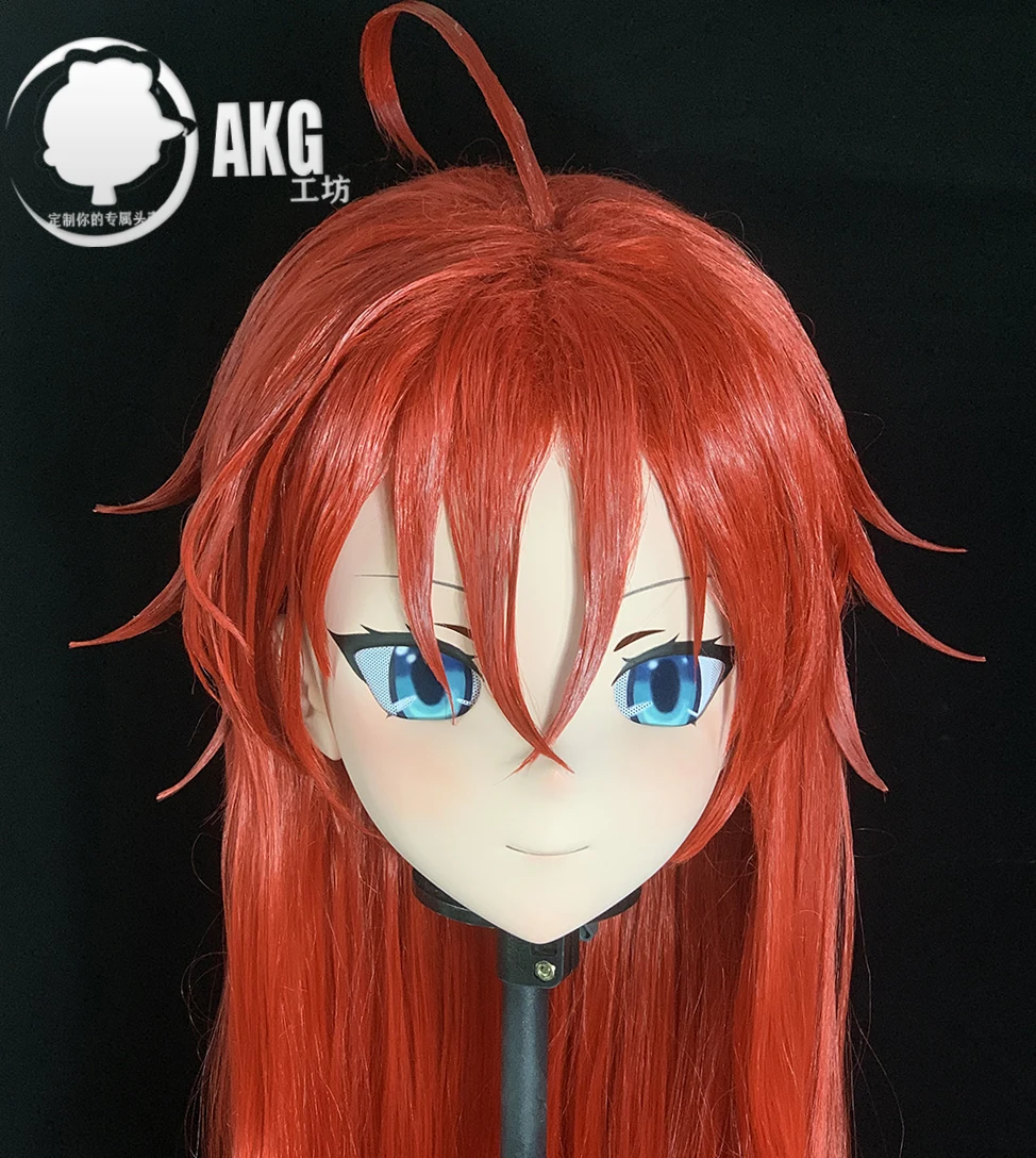 

(AL75)Customize Character Crossdressing Female/Girl Resin Full/Half Head With Lock Anime Cosplay Japanese Animego Kigurumi Mask