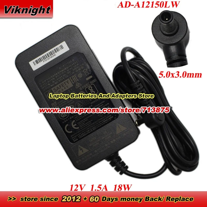 AD-A12150LW AC Adapter 12V 1.5A 18W AD-12MLA for WK-6500 WK -7500 WK-6600 WK-7600 AP-220 AP-250 AP-260 AP-270