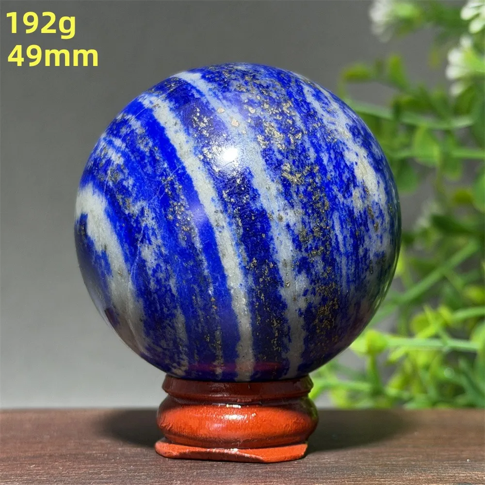 Lapis Lazuli Crystal Ball Stone Reiki Therapy Healing Witchcraft Divination Home Decor Gift for Occult And Esoteric Practices