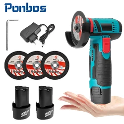 19500rpm Mini Portable Electric Angle Grinder Handheld Cordless Polishing Grinder Diamond Cutting Power Tools