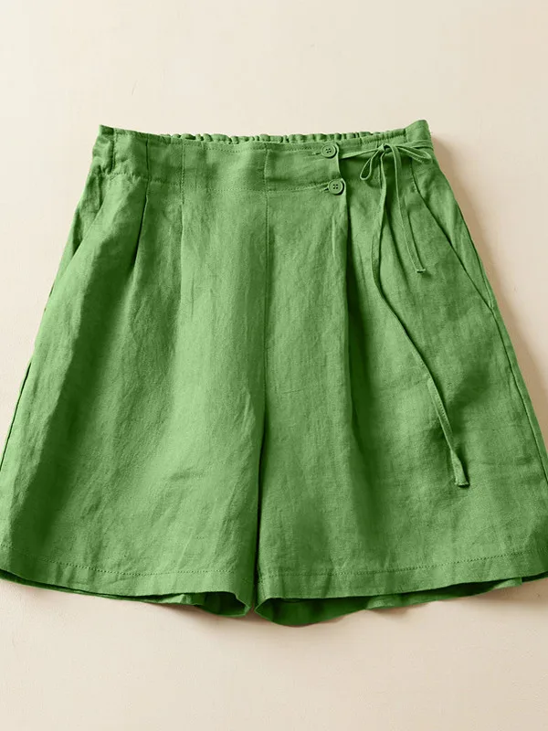 

Женские летние брюки-кюлоты в стиле ретро, широкие, тонкие, больших размеров, из хлопка и льна, повседневные, укороченные, тонкая модель