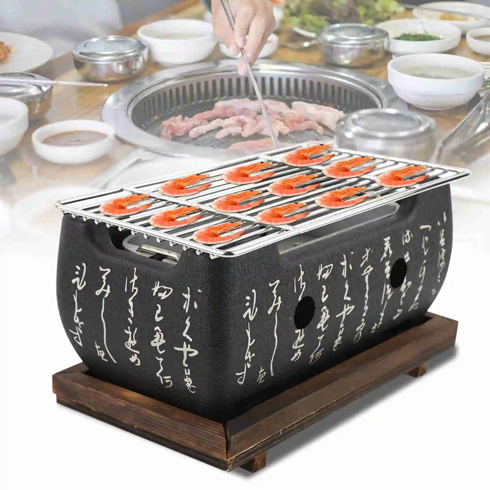 

Japanese Barbecue Grill Rectangular Furnace, Japanese Cuisine, Charcoal Stove, Japanese Barbecue Alcohol Stove