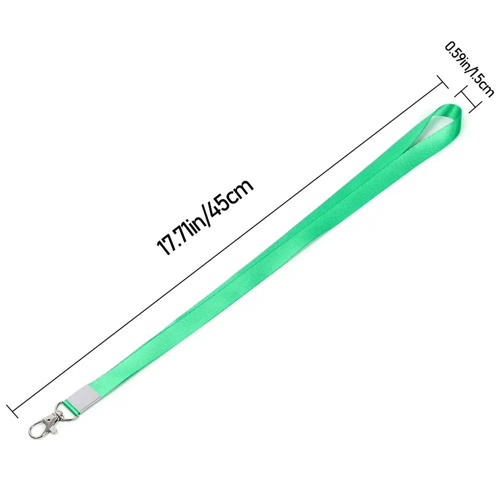 1 Stuks Dikker Naamplaatje Mode-Id-Kaarthouder Nekriem Lanyards Badgehouder Lanyard Hangend Touw