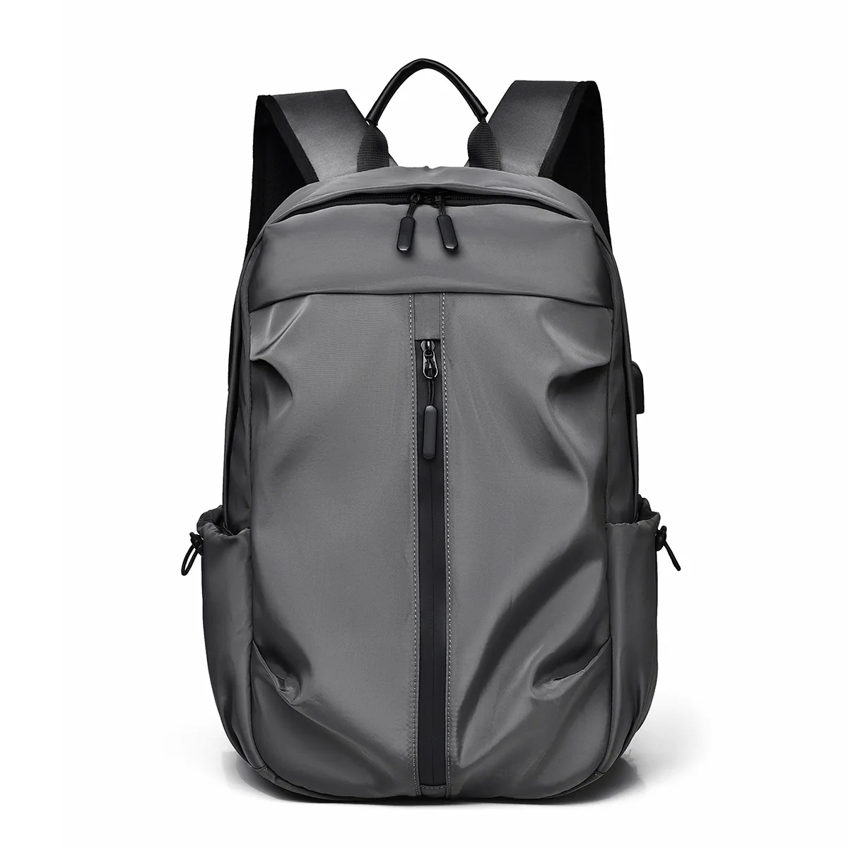 Casual backpack men's Korean version trendy college student schoolbag fashionable simple commuter lightweight computer bag