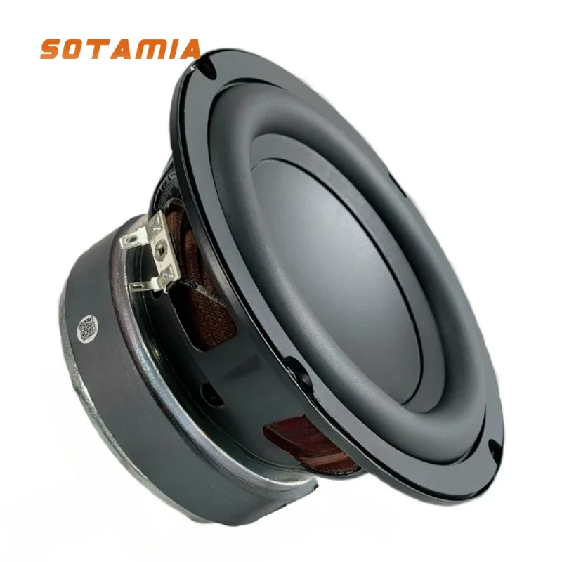 

SOTAMIA 1Pcs 6.5 Inch Subwoofer 2 Ohm 80W Audio Speaker Super Bass Long Stroke Home Hifi Loudspeaker DIY Bookshelf Speaker