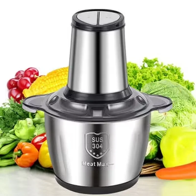 stainless steel 6L 10L fufu pounding machine meat grinder blender electric food meat chopper for sale