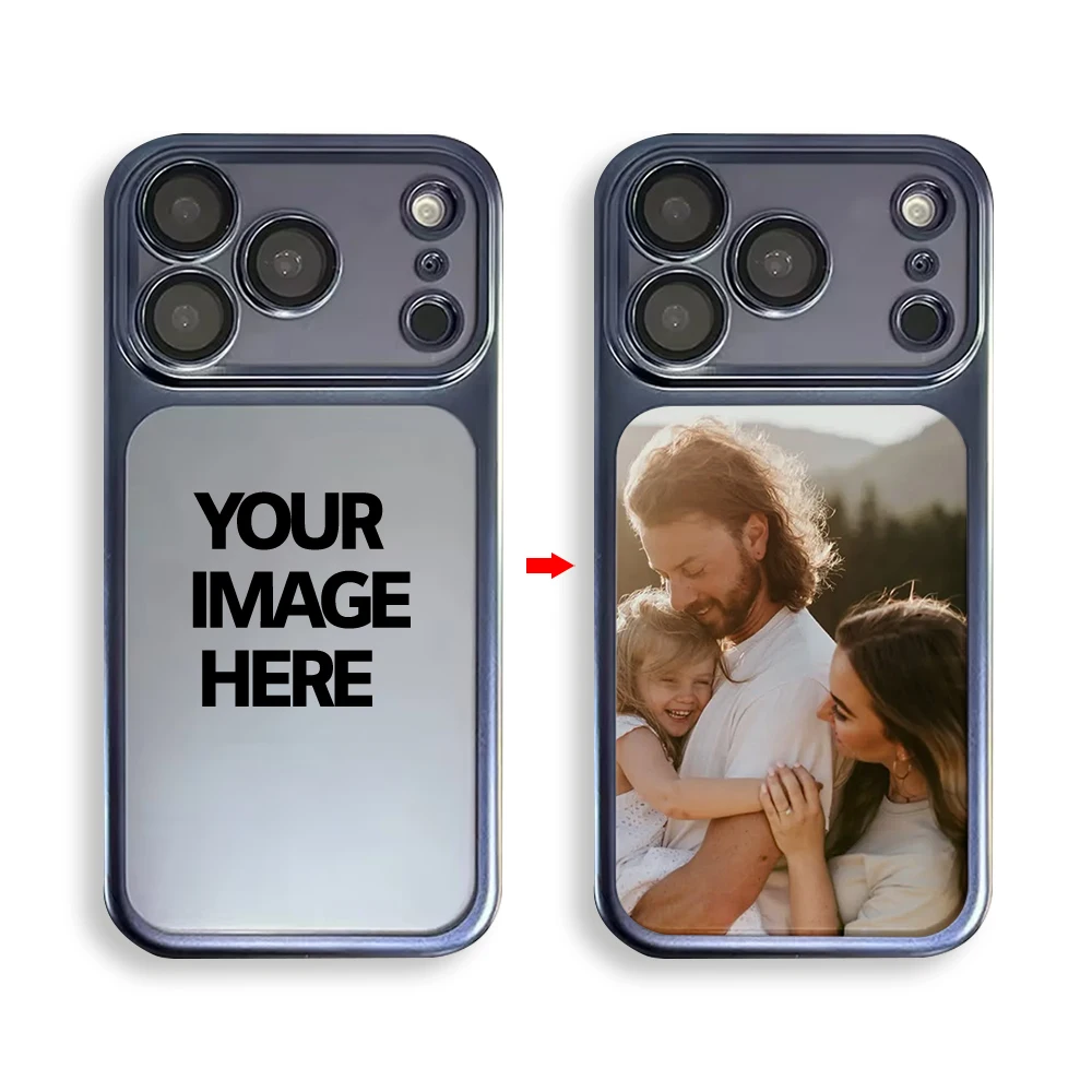 Luxe Matte Hard PC Ultra Dunne Case voor iPhone 17 Pro Max 16 15 14 13 met Camera Film Bescherming en Gepersonaliseerde Foto's