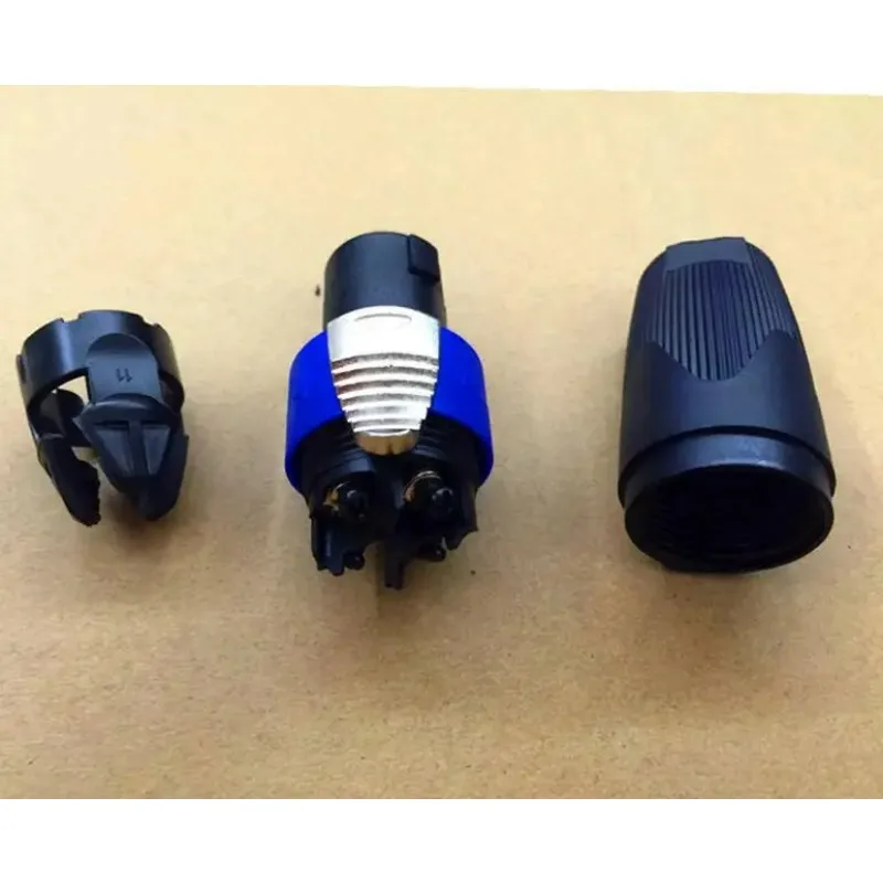10pcs/LOT New type NL4FX Speakon 4 Pole Plug Male Audio Speaker Connectors