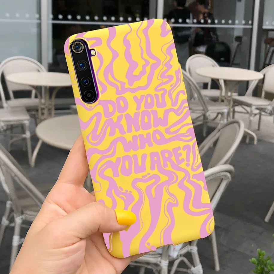 Dla OPPO Realme 6 Pro Case RMX2061 RMX2063 krata pokrywa TPU miękkiego silikonu tylna pokrywa dla Realme6 Realme 6 Pro 6i 6S etui na telefony