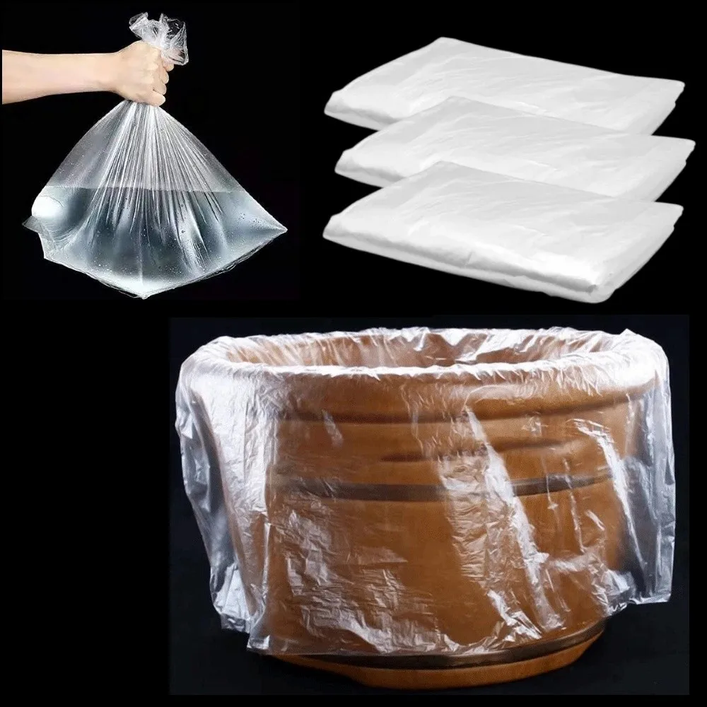 240 قطعة أكياس حوض القدم شفافة مقاومة للحرارة رشاقته المتاح حوض القدم بطانات 65 سنتيمتر * 50 سنتيمتر مقاوم للماء أكياس سبا القدم صالون