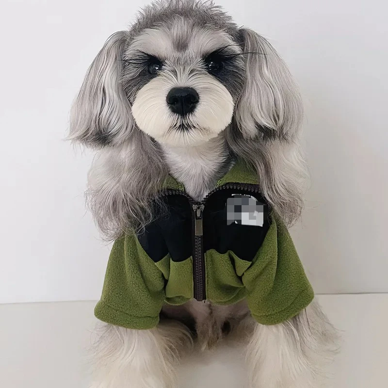 

Pet Warm-Weather Jacket Autumn/Winter Sweatshirts for Cats and Dogs Stylish Fleece Clothing Suitable for Small to Medium Dogs