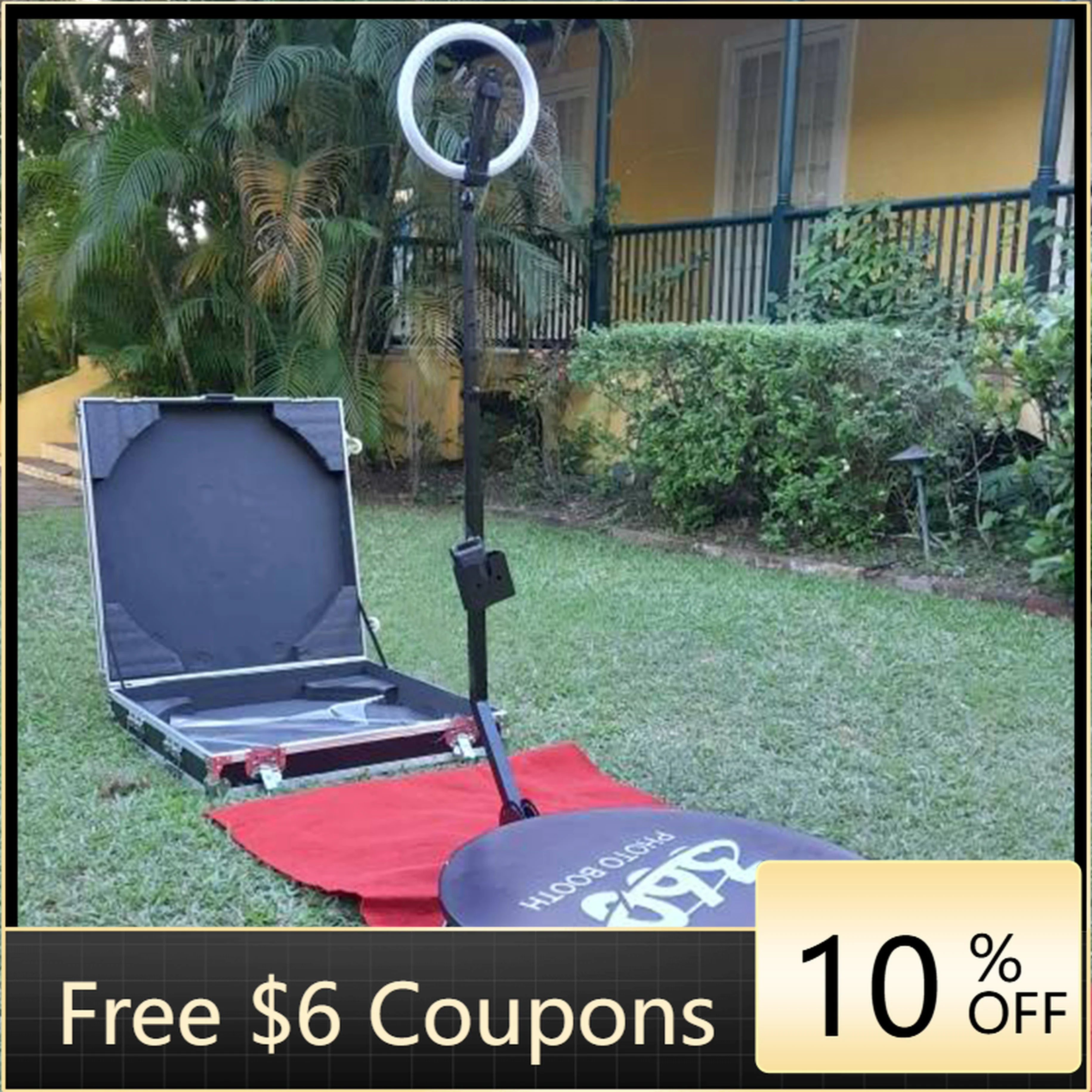 

customized products Automat 360 Photo Booth for 3 People Spin 360 Rotating Platform Photo Booth 360