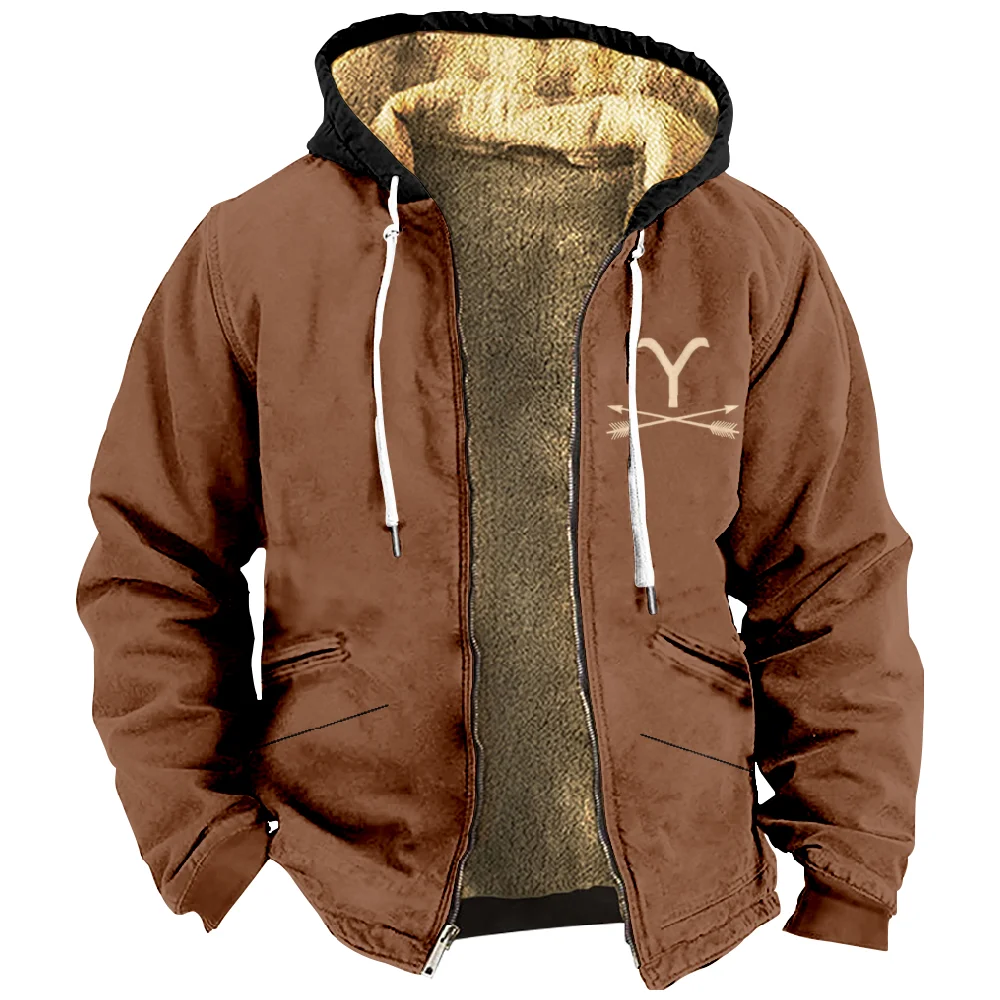 

Men's Casual Camouflage Sports Sweatshirt Long Sleeve Zipper Hooded Jacket Coat