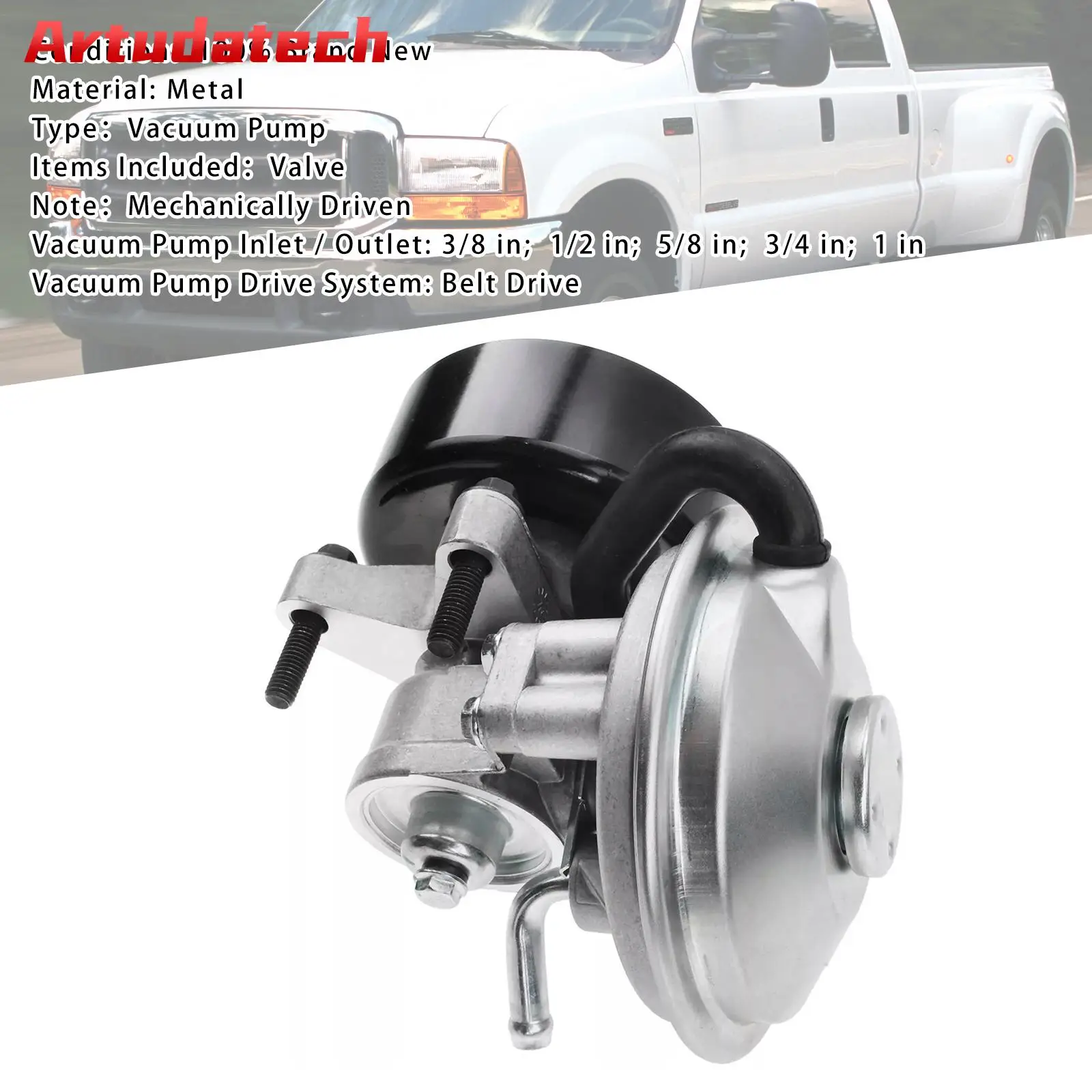 Bomba de vacío mecánica Artudatech para Ford F250-F550 Super D Econoline V8 7.3L, accesorios para coche diésel