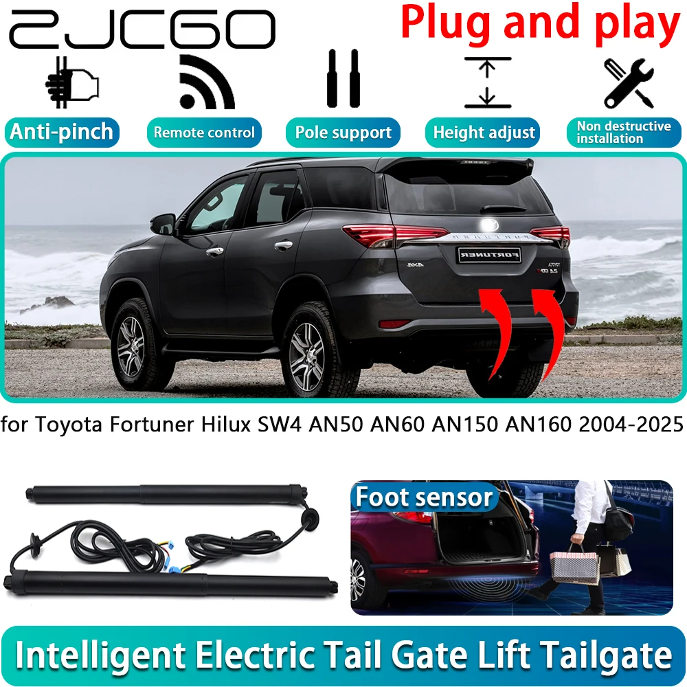 

for Toyota Fortuner Hilux SW4 AN50 AN60 AN150 AN160 2004-2025 Electric Powered Tailgate Power Liftgate Automatic Tailgate System