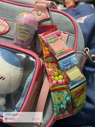 Genuine Japan Cute Candy Blind Box Miniature Simulation Snack Kawaii Pendant Capsule Toys Keychain Gifts for Girls