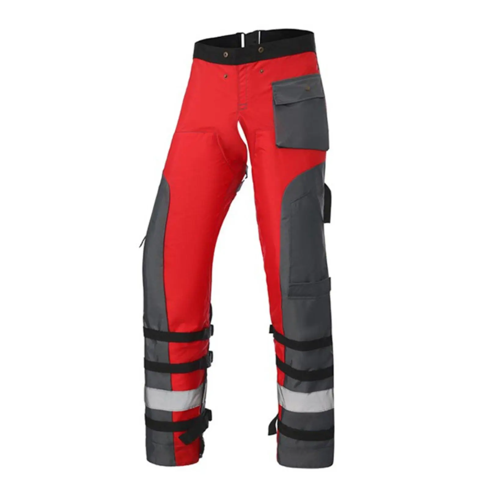 Professional Chainsaw Protection Pants for Arborist Cut Resistant Safety Chaps with Reflective Detail for Roadside Tree Care