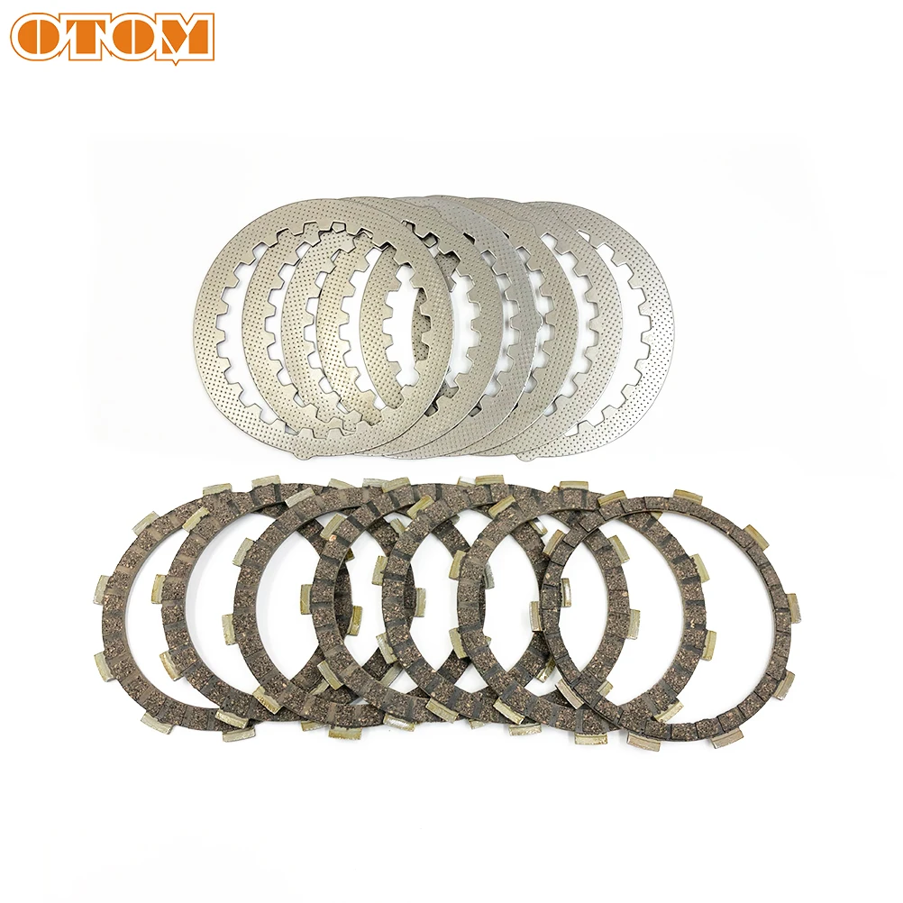 

OTOM Motorcycle Parts DT230 Clutch Plate For YAMAHA DT230 MT250 Motocross Clutch Driven Piece 250cc Clutch Friction Plates