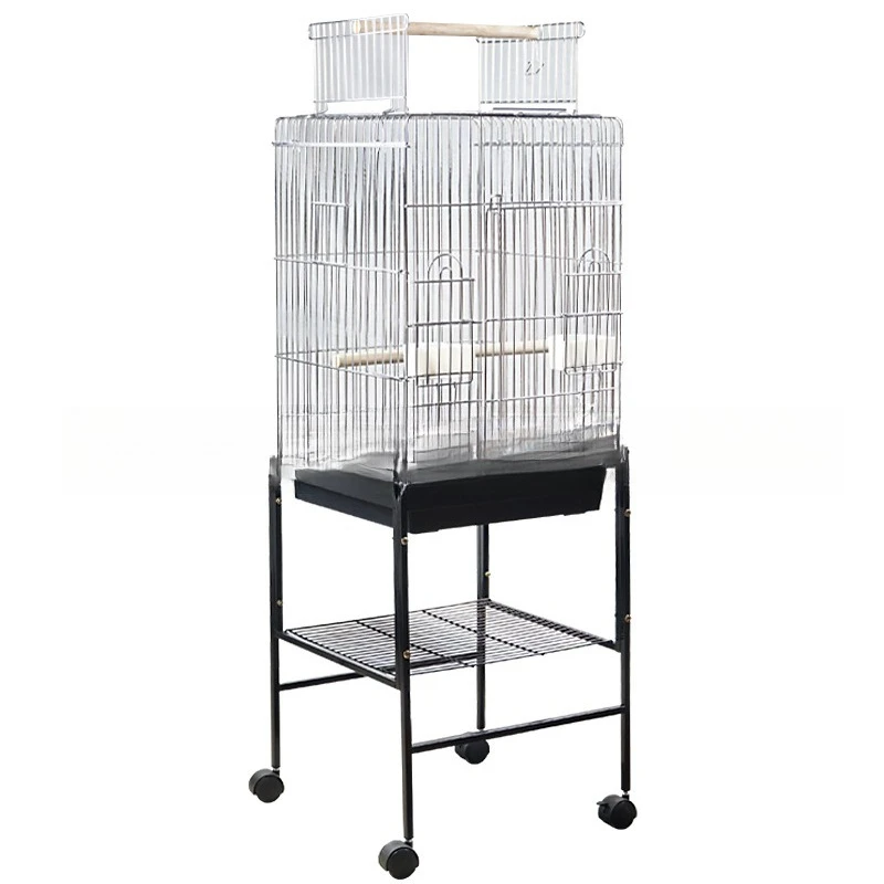

New bird cage, parrot Xuanfeng tiger skin cage, large