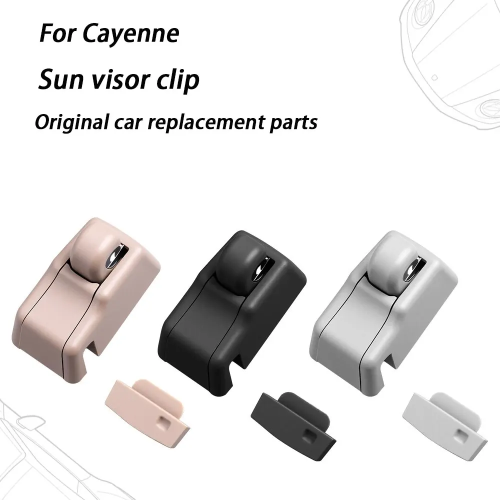 

For Porsche Cayenne 92A 9YA 2018-2025 Interior Accessories 1Pcs Car Sun Visor Support Retainer Clip Holder Hook Bracket