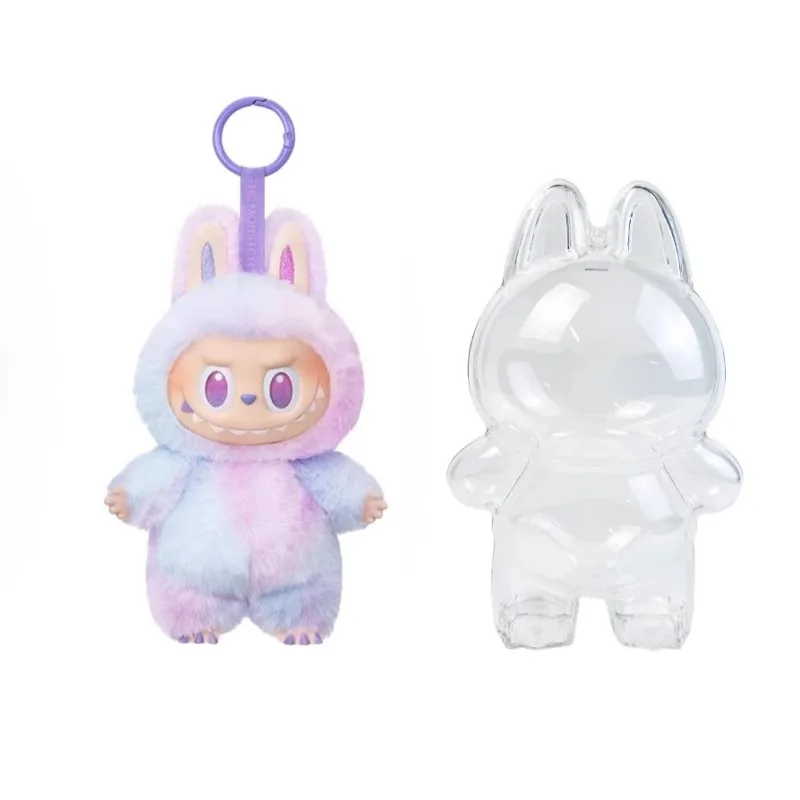 

New Labubu V1 V2 V3 Sitting Party Transparent Protective Shell Doll Protective Doll Clothing Set Doll Accessories Toy Gifts