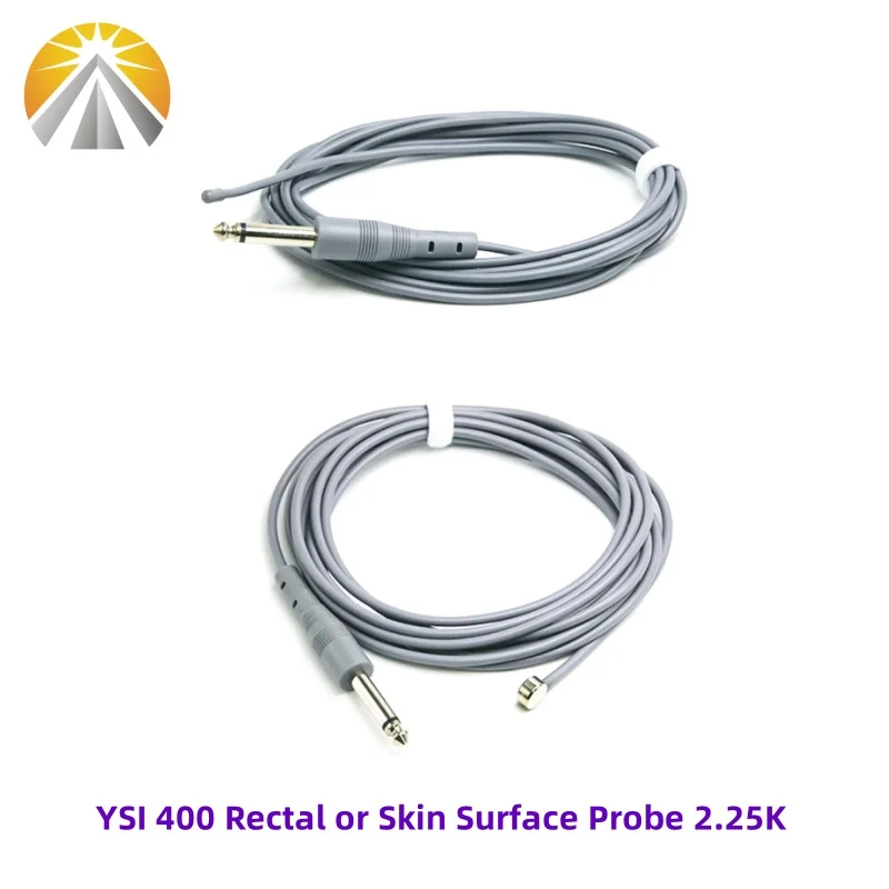 Reusable Medical Temp Probe Adult Rectal or Skin Surface Temperature Sensor 6.3 Mono Plug For YSI 400 Series Monitor 2.25K
