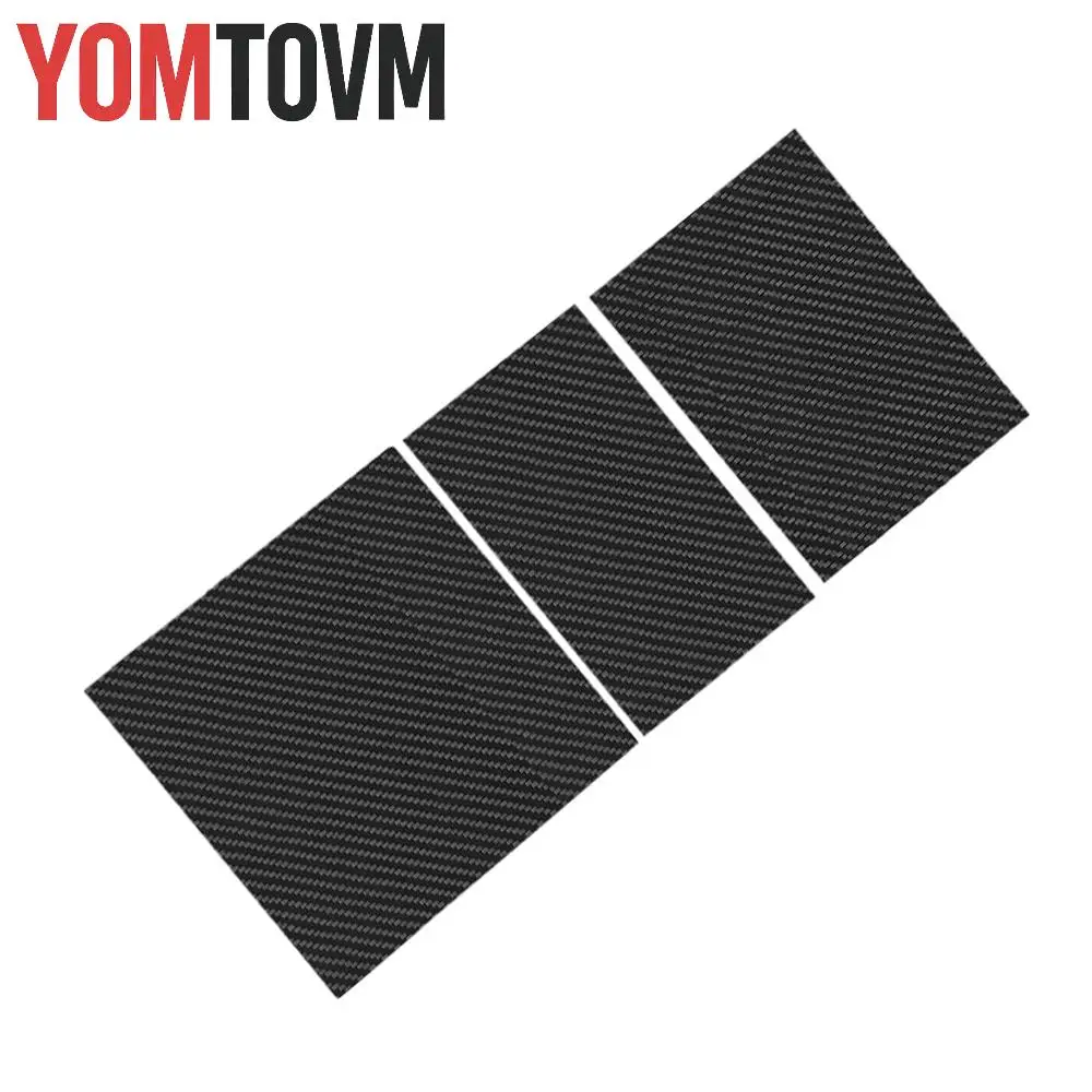 

Подходит для Tesla New Model 3 + 2024, наклейка на крышку консоли из настоящего углеродного волокна, наклейка на панель