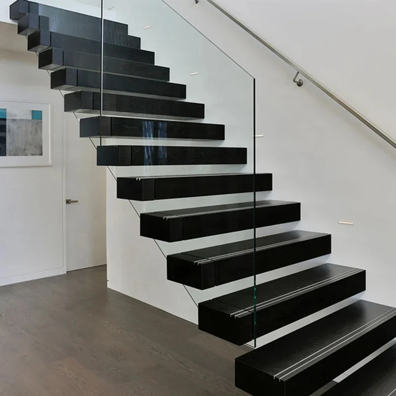custom.Floating Stairs with Wooden Stairs Floating Staircase Kit